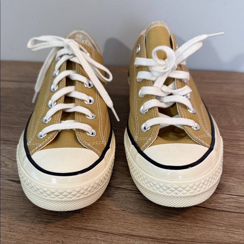 Converse All Star Chic Taylor Ochre Canvas Sneakers, NWOT - Picture 6 of 10